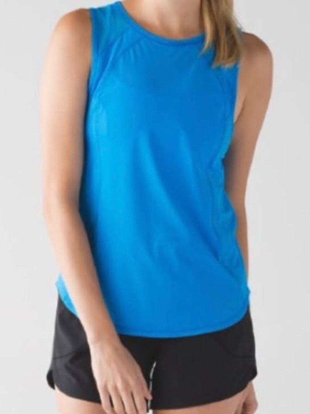 Lululemon Sculpt Open Back Tank Top Blue